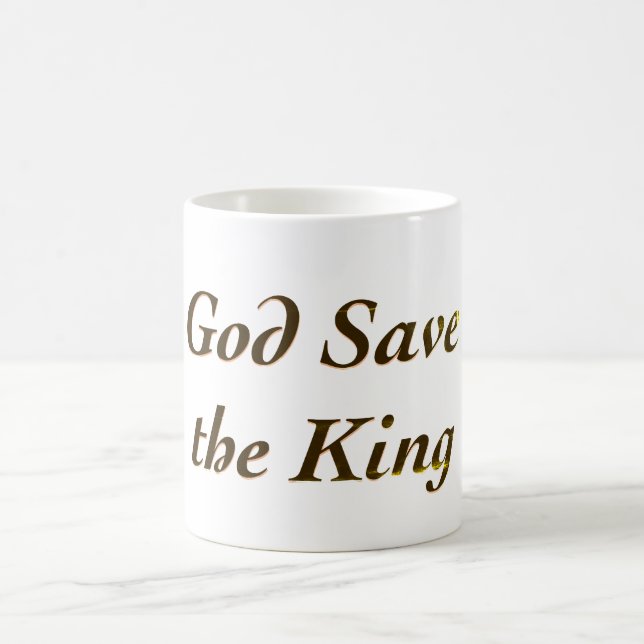 Caneca De Café Deus Salve o Rei (Centro)