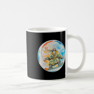 Caneca De Café Deus Snowboard Com Jesus Cristo Orador Senhor Chu