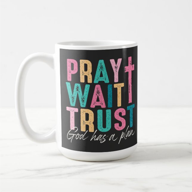 Caneca De Café Deus Tem Um Plano (Esquerda)