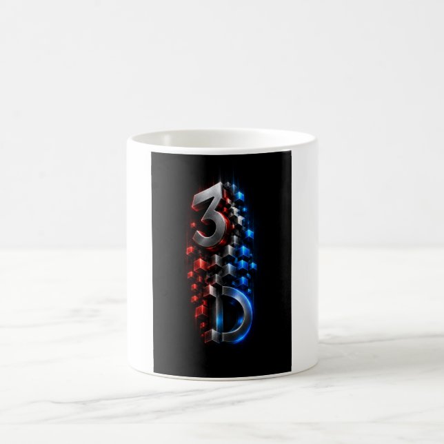 Caneca De Café Deusa 3D Micro Mosaico  (Centro)