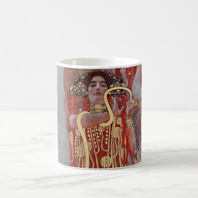Caneca De Café Deusa da Saúde, Higieia (Salus), Gustav Klimt (Centro)