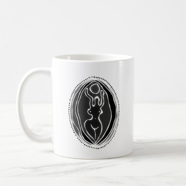 Caneca De Café Deusa do Sonho Yoni Art Mug (Esquerda)