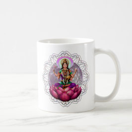 Caneca De Café Deusa Lakshmi mandala