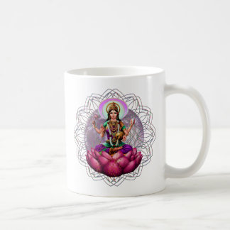 Caneca De Café Deusa Lakshmi mandala