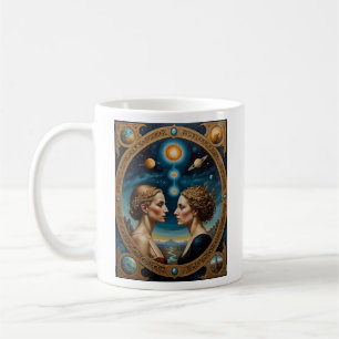 Caneca De Café Deusas Espelhadas Celestiais