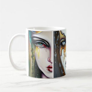 Caneca De Café Deusas ouros Arte Ai