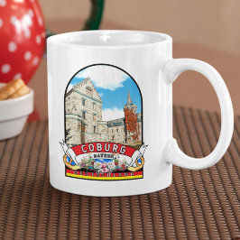 Caneca De Café Deutschland Coburg Vintage souvenir