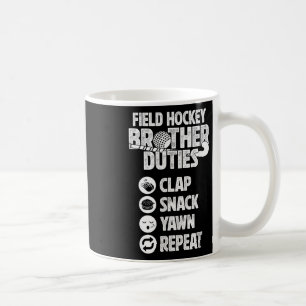 Caneca De Café Deveres do Irmão de Hóquei em Campo Jogador de Hóq