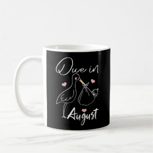 Caneca De Café Devido Em Agosto Cisne Engraçado Carregando Um Beb