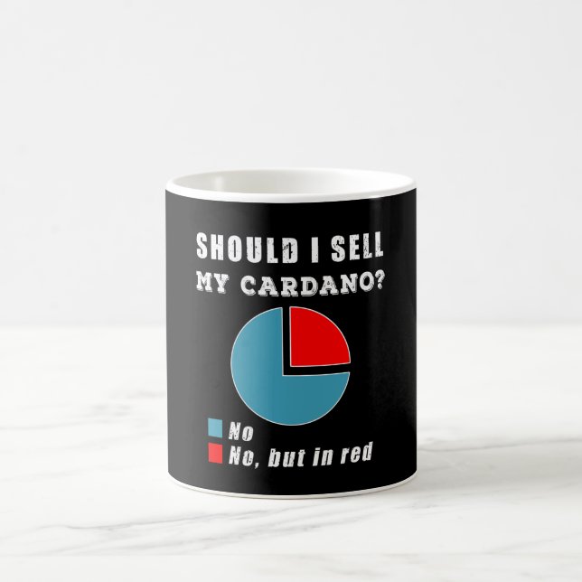 Caneca De Café Devo vender minha cripta do cardano? (Centro)