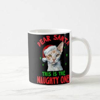 Caneca De Café Devon Rex Cat Christmas Caros Papais noeis Este É 