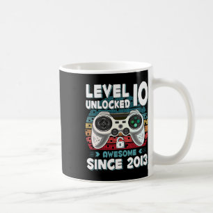 Caneca De Café Dez 10 anos de idade filho menino engraçado jogado