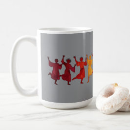 Caneca De Café Dez Lordes Um Estilo De Estilo De Corte De Fuga 4