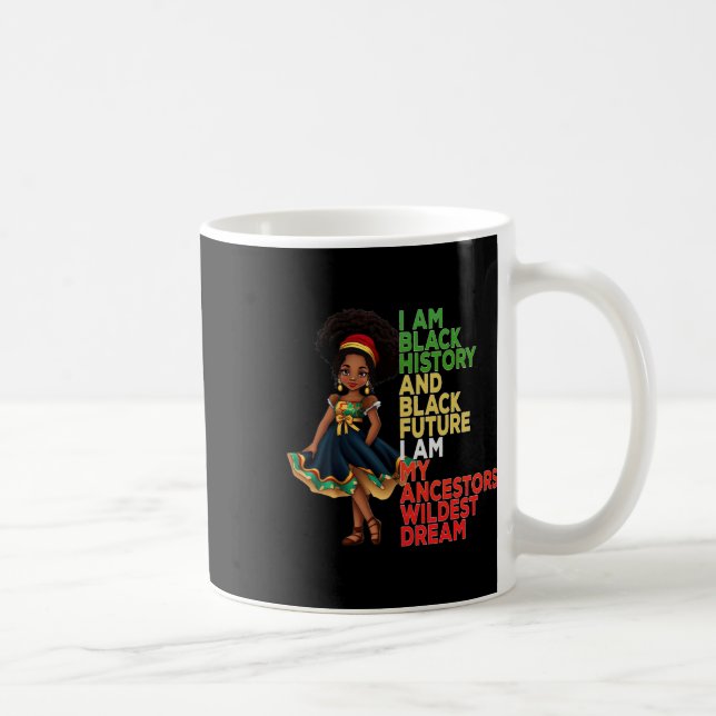 Caneca De Café Dezembro É Meu Dia da Independência Mulheres Negra (Direita)
