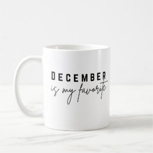 Caneca De Café Dezembro é meu favorito