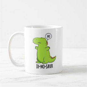 Caneca De Café Di-no-saur Piadas engraçadas de dinossauros