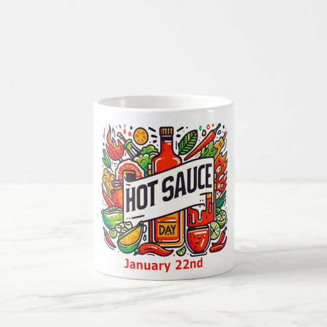 Caneca De Café Dia 22 de janeiro - Molho quente (Centro)