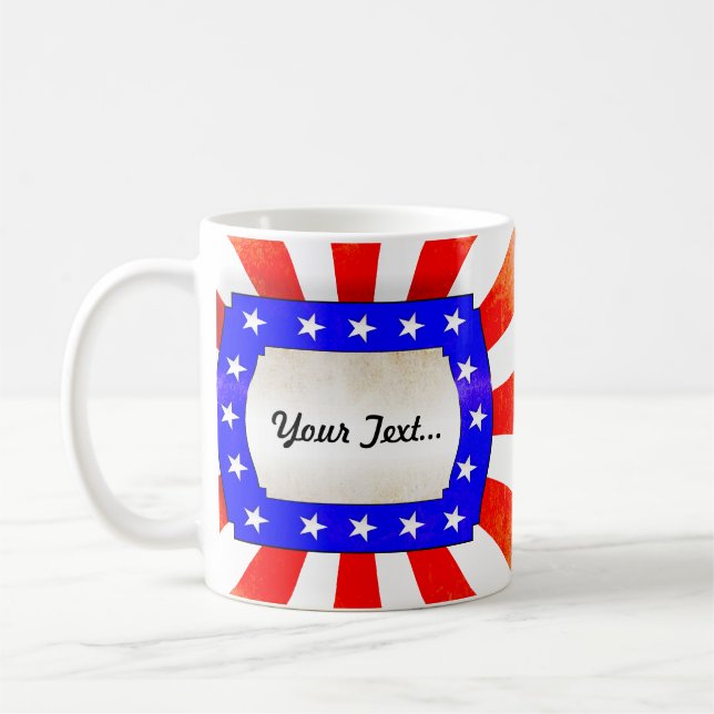 Caneca De Café Dia 4 de julho da Independência (Esquerda)