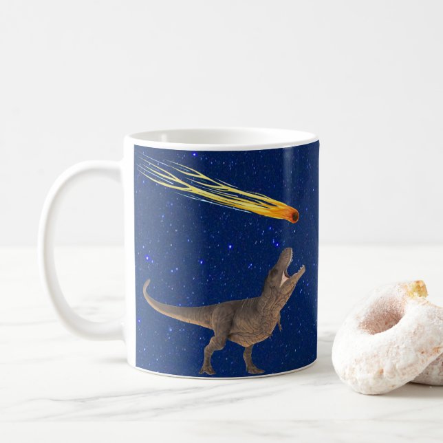 Caneca De Café Dia Asteroide 30 de junho (Com Donut)