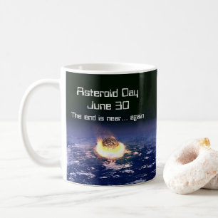 Caneca De Café Dia Asteroide 30 de junho