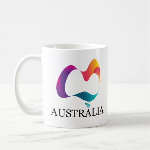 Caneca De Café Dia da Austrália Feliz