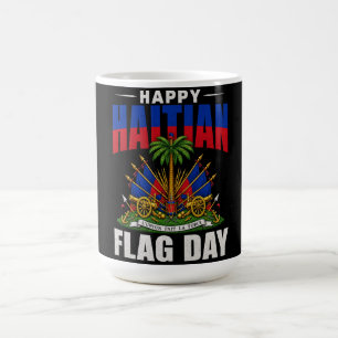 Caneca De Café Dia da Bandeira Haitiana   Orgulho Haitiano Design