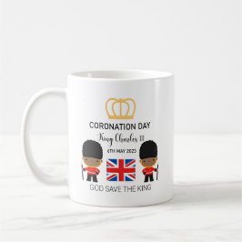 Caneca De Café Dia da coroação 2023 personalizado pelo Rei Carlos