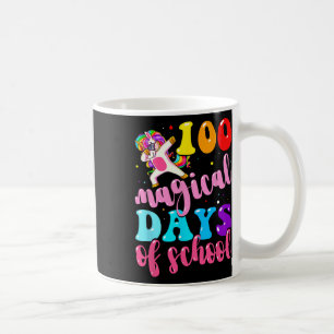 Caneca De Café Dia Da Escola Unicórnio 100 Dias Mágicos Professor