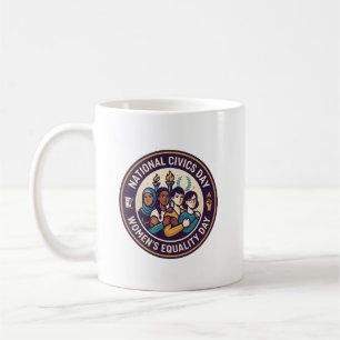 Caneca De Café Dia da Igualdade das Mulheres, Tocha da Liberdade