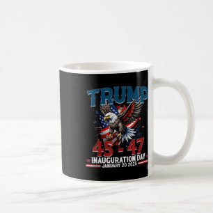 Caneca De Café Dia da Inauguração do Presidente Donald Trump 2025
