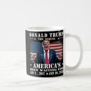 Caneca De Café Dia da Inauguração do Presidente Engraçado Donald 