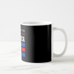 Caneca De Café Dia da Independência 4 de Julho Bandeira dos EUA A