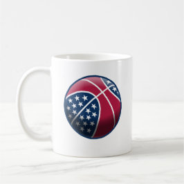 Caneca De Café Dia da Independência Basquetebol
