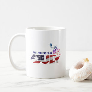Caneca De Café Dia da Independência   Clássica #11