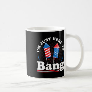 Caneca De Café Dia da Independência Estou aqui para o dia 4 de ju