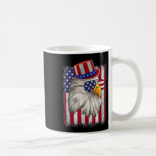 Caneca De Café Dia da Independência Feliz 4 de julho, Design Vint