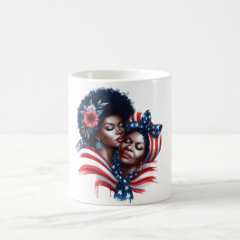 Caneca De Café Dia da Mãe Patriótico