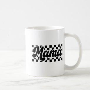 Caneca De Café Dia Da Mãe, Retro Vintage Mulheres Verificadas Mam