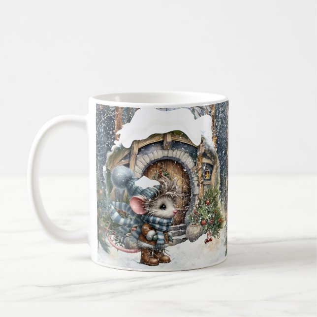 Caneca De Café Dia da Neve (Esquerda)