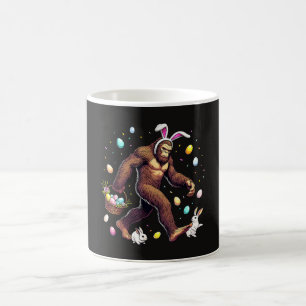 Caneca De Café Dia da Páscoa do Pé Grande Sasquatch Engraçado