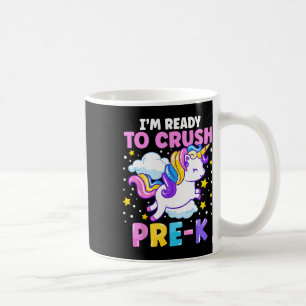 Caneca De Café Dia Da Pré-Escola Estou Pronto Para Dominar O Pré-