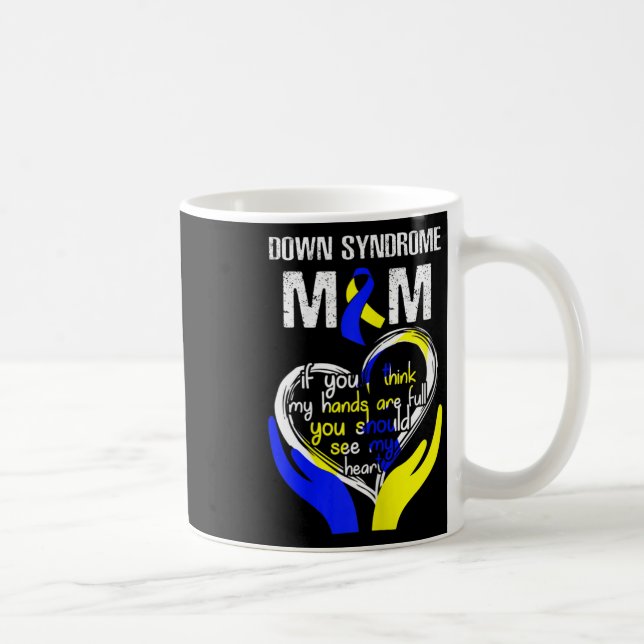 Caneca De Café Dia da Síndrome de Down Mamãe Figurume World Down (Direita)