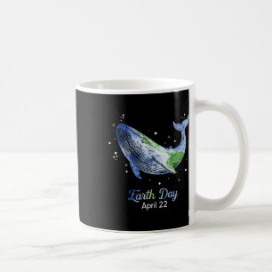 Caneca De Café Dia Da Terra 2025 Restaurar Arte Da Baleia Da Terr