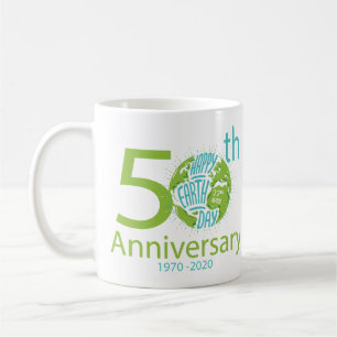 Caneca De Café Dia da Terra 50º aniversário
