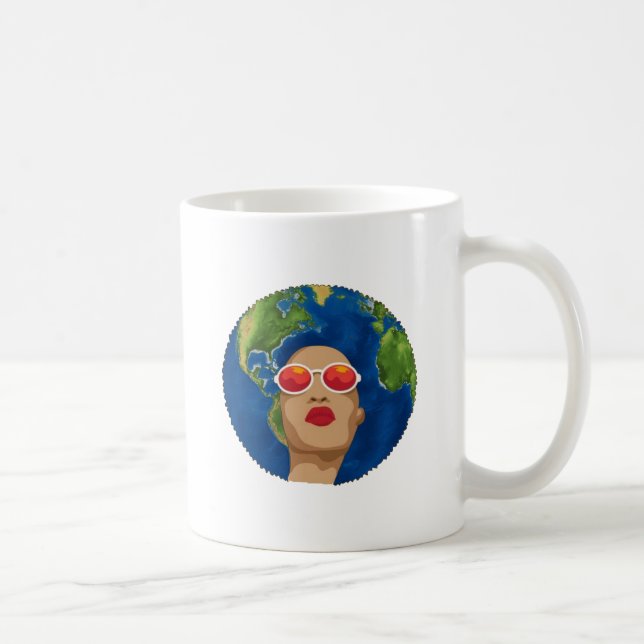 Caneca De Café dia da Terra da Mãe Africana (Direita)