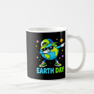 Caneca De Café Dia da terra engraçado 2026 salve a terra crianças