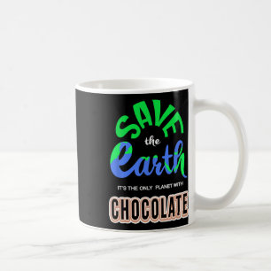 Caneca De Café Dia da Terra - Salve A Terra O Único Planeta Com C