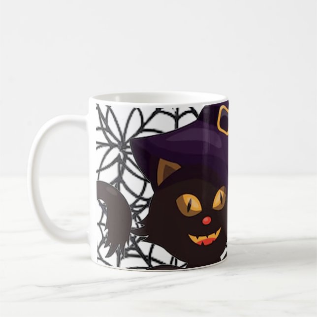 Caneca De Café Dia das Bruxas! 🎃 👻 (Esquerda)