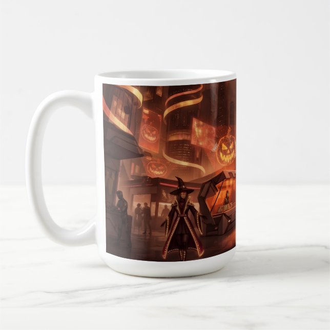Caneca De Café Dia das Bruxas (Esquerda)