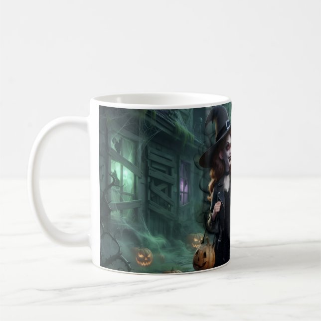 Caneca De Café Dia das Bruxas (Esquerda)